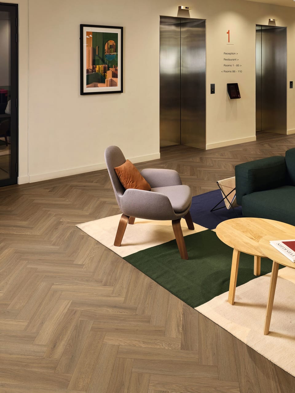 Windsor Oak: Commercial LVT Flooring from the Amtico Spacia Collection